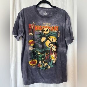 Disney The Nightmare Before Christmas Jack Skellington Graphic Tee - purple tye